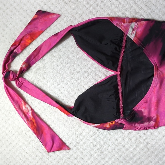 DKNY Tummy Compression Halterneck One Piece Swimsuit - Picture 7 of 8